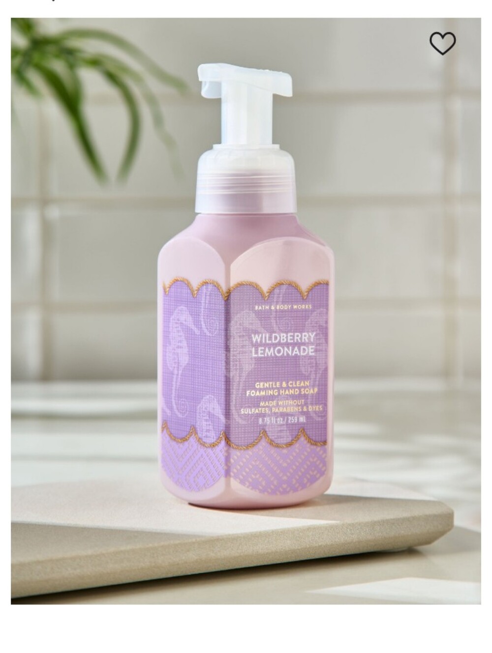Bath & Body Works Wildberry Lemonade Foaming Hand Soap -🪻 SOLD OUT 🪻